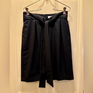 TRINA TURK LOS ANGELES Mini Skirt, 50% wool, size 6, black